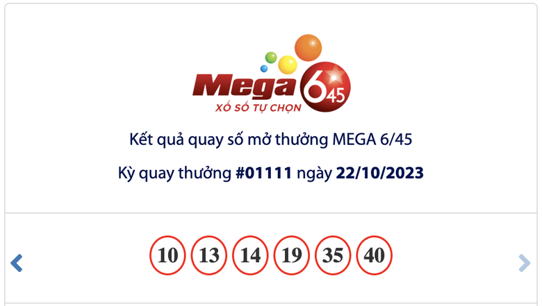 Kết quả xổ số Vietlott 22/10: Ai l&agrave; chủ nh&acirc;n giải Jackpot 26 tỷ đồng? - Ảnh 1.