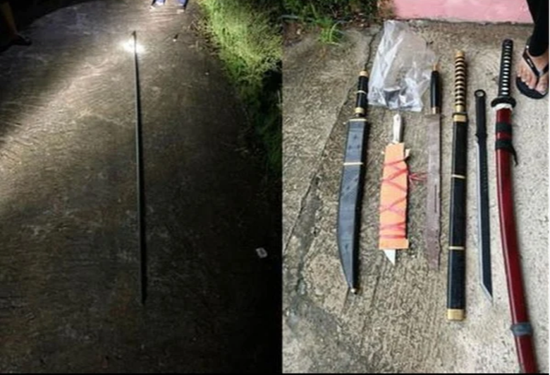 Khởi tố 17 đối tượng d&ugrave;ng hung kh&iacute; hỗn chiến trong đ&ecirc;m ở Th&aacute;i B&igrave;nh - Ảnh 1.