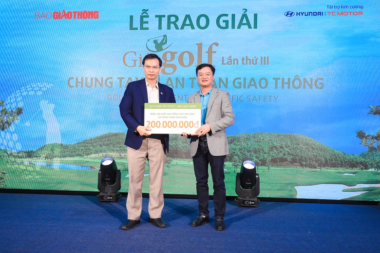 Giải Golf Chung tay v&igrave; ATGT lần thứ 4 năm 2023: Nơi kết nối những tấm l&ograve;ng v&agrave;ng- Ảnh 1.