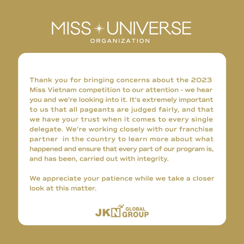 Miss Universe Vietnam B&ugrave;i Quỳnh Hoa bị tố mua giải: Tổ chức Miss Universe l&ecirc;n tiếng - Ảnh 1.