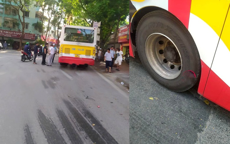 H&agrave; Nội: Va chạm với xe bus, một nam shipper tử vong thương t&acirc;m - Ảnh 1.