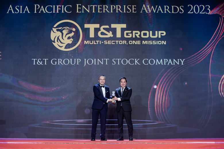 Tập đo&agrave;n T&T Group xuất sắc gi&agrave;nh &ldquo;c&uacute; đ&uacute;p&rdquo; giải thưởng tại APEA 2023 - Ảnh 1.