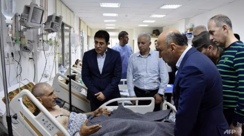 Tấn c&ocirc;ng kinh ho&agrave;ng v&agrave;o học viện qu&acirc;n sự ở Syria, 112 người thiệt mạng - Ảnh 1.