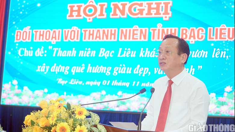 Chủ tịch tỉnh Bạc Li&ecirc;u: Quan t&acirc;m chăm lo, bồi dưỡng, ph&aacute;t triển thanh ni&ecirc;n - Ảnh 1.