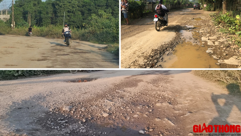 Hoà Bình: Xe vật liệu cày nát đường dân sinh, đi vào đường giới hạn 10 tấn - Ảnh 2. Hoà Bình: Xe vật liệu cày nát đường dân sinh, đi vào đường giới hạn 10 tấn - Ảnh 2.