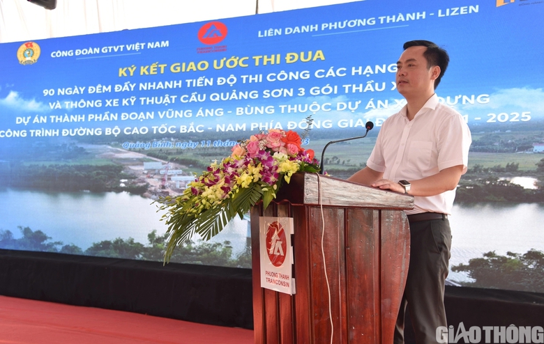 90 ngày đêm đẩy nhanh thi công các hạng mục cao tốc đoạn qua Quảng Bình - Ảnh 2. 90 ngày đêm đẩy nhanh thi công các hạng mục cao tốc đoạn qua Quảng Bình - Ảnh 2.