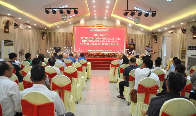 Thanh tra to&agrave;n diện doanh nghiệp kinh doanh vận tải ở Quảng Nam - Ảnh 1.