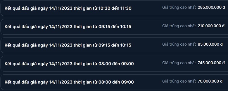 Đấu gi&aacute; biển số ng&agrave;y 14/11: Bất ngờ mức gi&aacute; chốt của biển tứ qu&yacute; 8 - Ảnh 1.