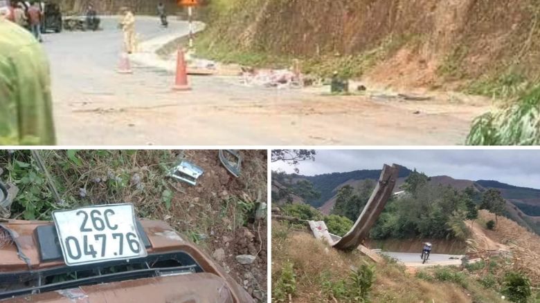 Chồng tử vong, vợ bị thương sau khi &ocirc; t&ocirc; lao xuống vực - Ảnh 1.