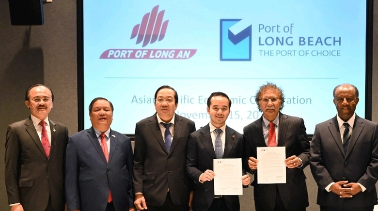 Cảng quốc tế Long An k&yacute; kết &yacute; định thư thiết lập quan hệ với cảng xuất khẩu số 1 của Mỹ - Ảnh 2.