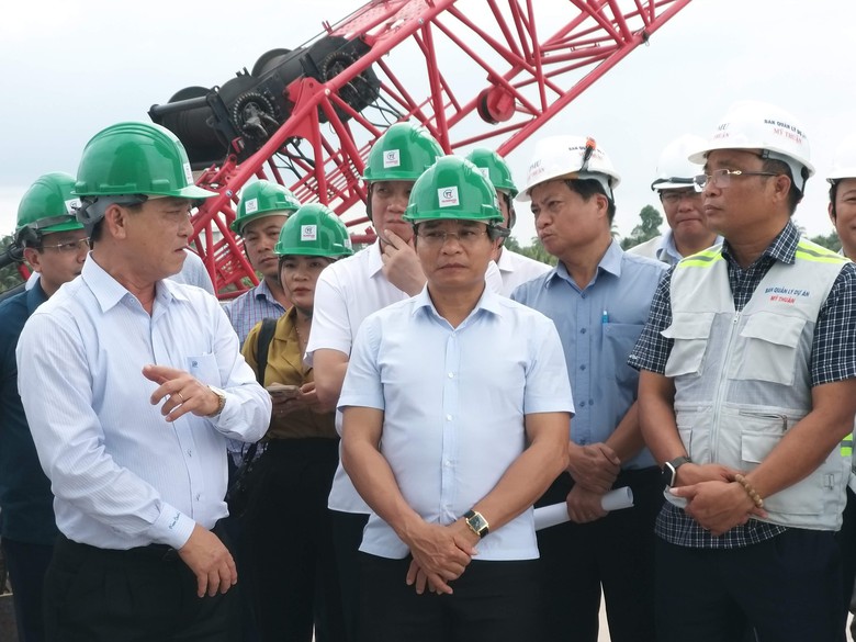 Dự &aacute;n cầu Rạch Miễu 2, phần cầu vượt tiến độ tiến độ hai th&aacute;ng - Ảnh 1.