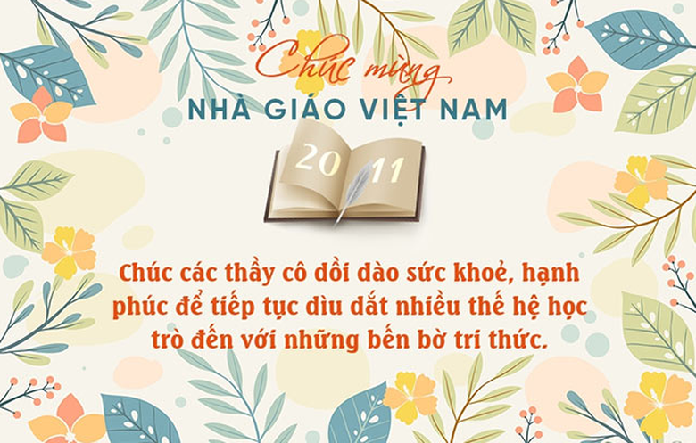 Lời chúc hay nhất dành cho thầy cô nhân dịp 20/11 - Ảnh 9. Lời chúc hay nhất dành cho thầy cô nhân dịp 20/11 - Ảnh 9.