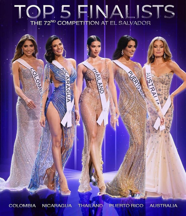 Chính thức lộ diện top 5 của Miss Universe 2023 - Ảnh 1. Chính thức lộ diện top 5 của Miss Universe 2023 - Ảnh 1.