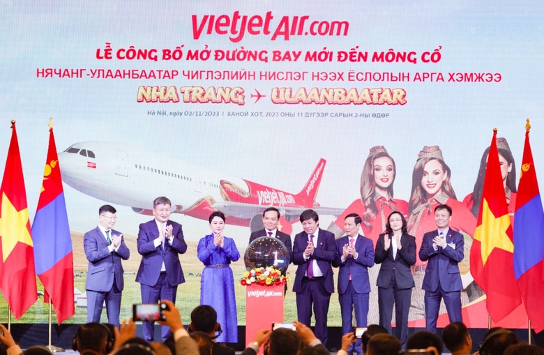 Vietjet mở đường bay mới nối Nha Trang với Mông Cổ - Ảnh 1. Vietjet mở đường bay mới nối Nha Trang với Mông Cổ - Ảnh 1.