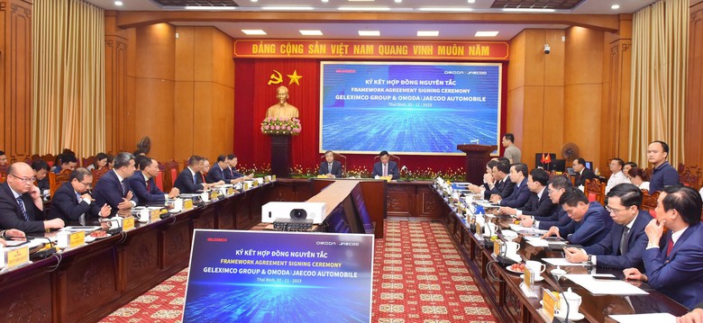 Tập đo&agrave;n Geleximco k&yacute; kết hợp đồng nguy&ecirc;n tắc đầu tư nh&agrave; m&aacute;y sản xuất, lắp r&aacute;p &ocirc; t&ocirc; - Ảnh 2.