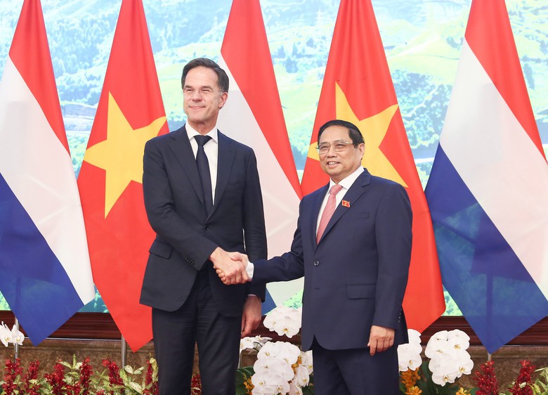 Toàn cảnh lễ đón Thủ tướng Hà Lan Mark Rutte - Ảnh 1. Toàn cảnh lễ đón Thủ tướng Hà Lan Mark Rutte - Ảnh 1.
