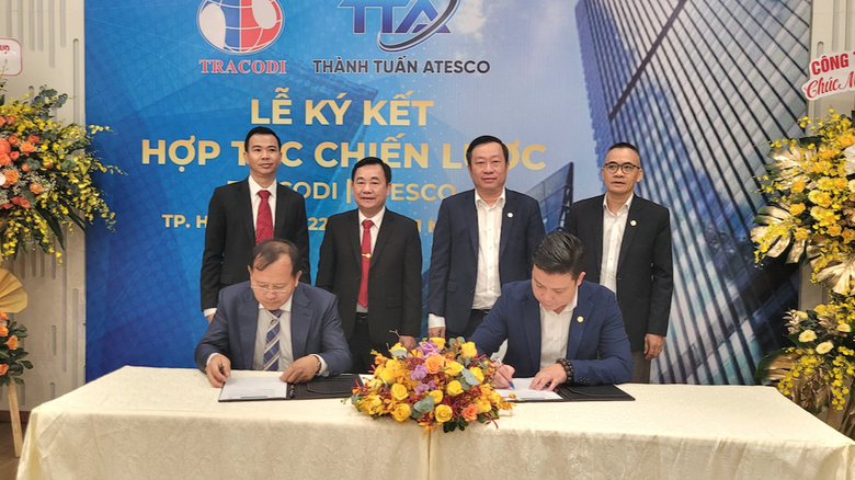 TRACODI và Thành Tuấn ATESCO ký hợp tác chiến lược phát triển các dự án xây dựng hạ tầng - Ảnh 1. TRACODI và Thành Tuấn ATESCO ký hợp tác chiến lược phát triển các dự án xây dựng hạ tầng - Ảnh 1.