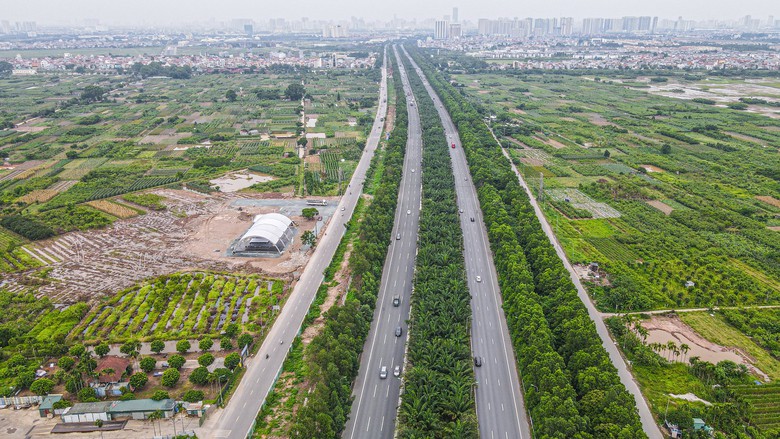 Sắp c&oacute; gom ph&iacute;a Nam cao tốc H&agrave; Nội - Th&aacute;i Nguy&ecirc;n rộng 16m - Ảnh 1.