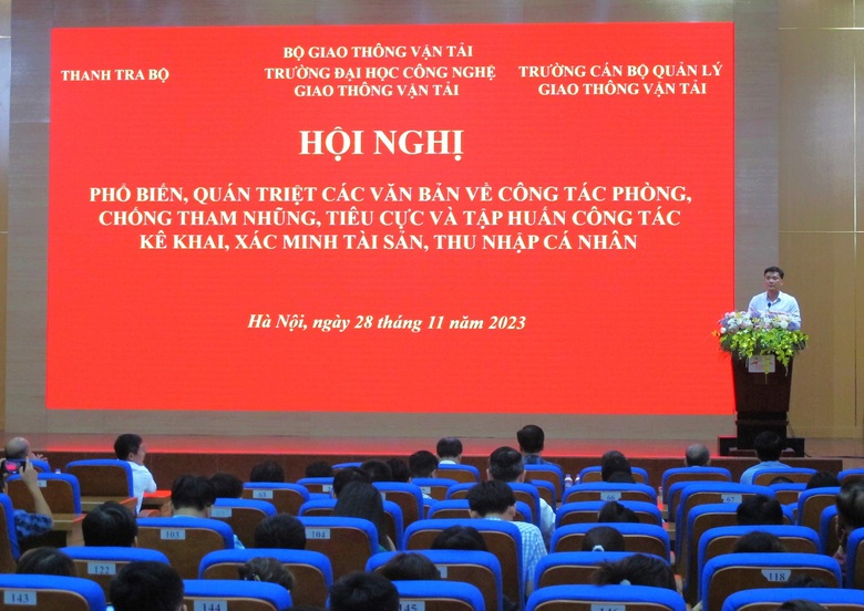 Nhận diện nguy cơ, ph&ograve;ng, chống tham nhũng trong đ&agrave;o tạo lĩnh vực GTVT - Ảnh 2.