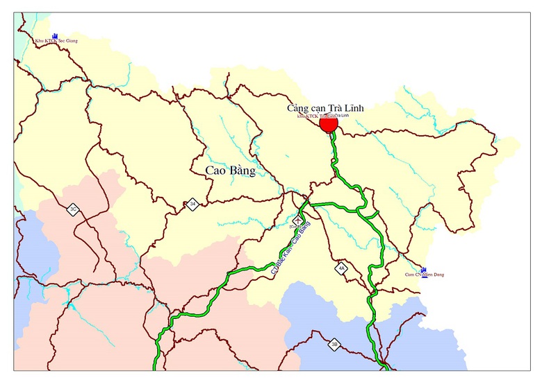 Quy hoạch cảng cạn tại Cao Bằng, quy mô đến 50.000 Teu/năm - Ảnh 1. Quy hoạch cảng cạn tại Cao Bằng, quy mô đến 50.000 Teu/năm - Ảnh 1.