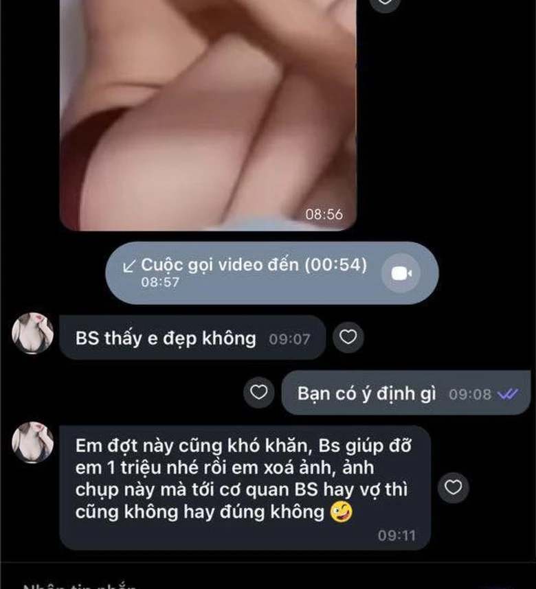 Sau khi nhờ tư vấn sức khỏe online, b&aacute;c sĩ bị tống tiền - Ảnh 2.