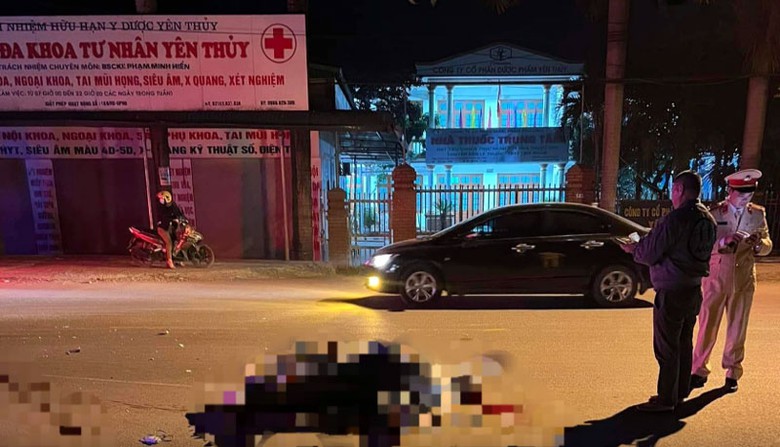 Hi&ecirc;n trường vụ tai nạn.