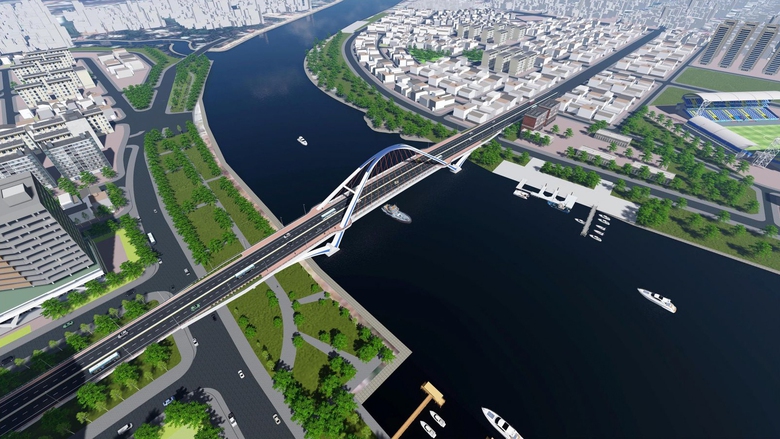 Trăm công nhân tăng ca đến nửa đêm để kịp thông xe kỹ thuật cầu Trần Hoàng Na - Ảnh 11. Trăm công nhân tăng ca đến nửa đêm để kịp thông xe kỹ thuật cầu Trần Hoàng Na - Ảnh 11.