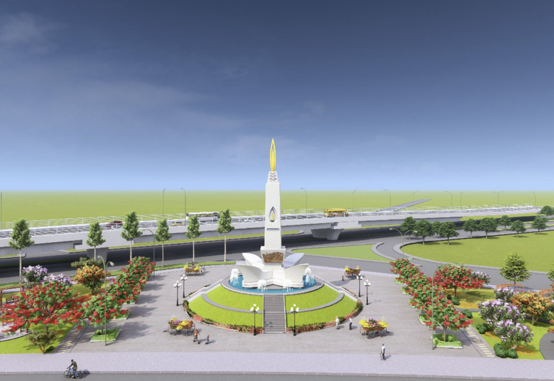 Giải ph&oacute;ng n&uacute;t giao v&ograve;ng xoay Tượng đ&agrave;i Dầu kh&iacute; ở Vũng T&agrave;u trước năm mới 2024- Ảnh 1.