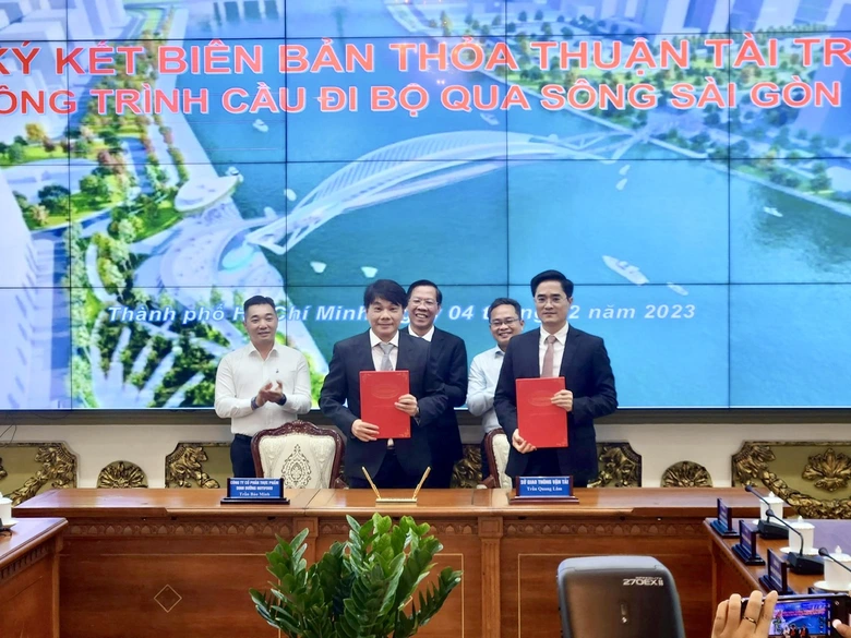 TP.HCM tiếp nhận t&agrave;i trợ cầu 1.000 tỷ đồng nối bờ Thủ Thi&ecirc;m  - Ảnh 1.