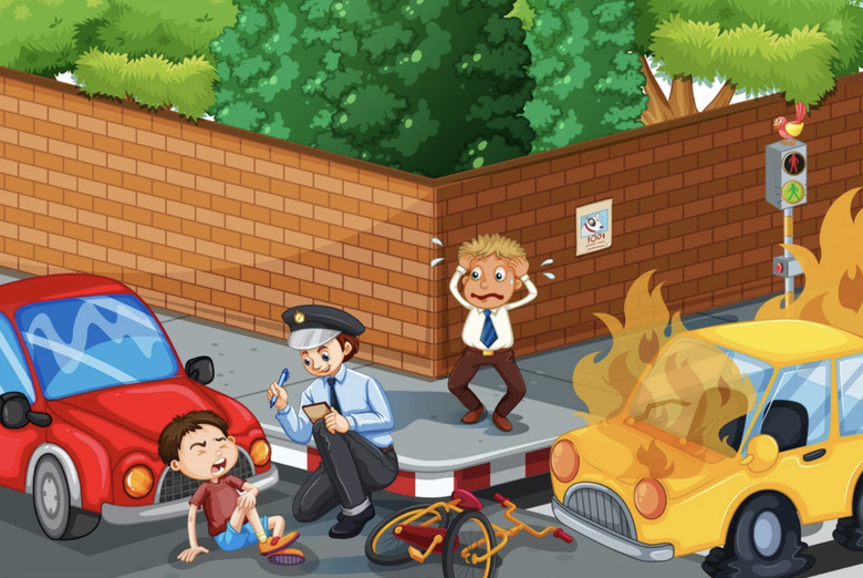 Xử tr&iacute; thế n&agrave;o khi trẻ gặp tai nạn giao th&ocirc;ng? - Ảnh 1.