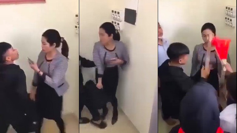 X&ocirc;n xao clip nữ gi&aacute;o vi&ecirc;n bị nh&oacute;m học sinh dồn v&agrave;o g&oacute;c lớp g&acirc;y phẫn nộ ở Tuy&ecirc;n Quang - Ảnh 1.