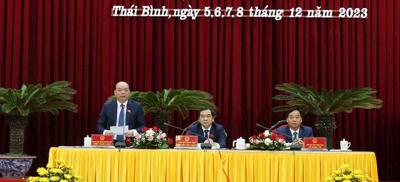 Th&aacute;i B&igrave;nh c&ocirc;ng bố kết quả phiếu t&iacute;n nhiệm 26 c&aacute;n bộ do HĐND tỉnh bầu - Ảnh 1.