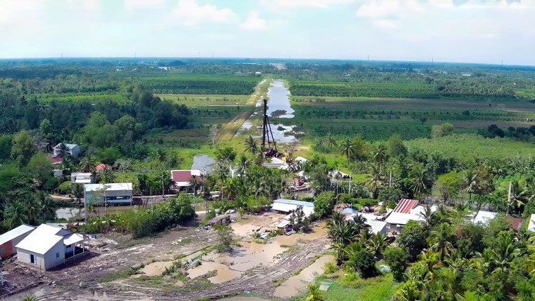 Cao tốc Cần Thơ- Cà Mau: Phấn đấu hoàn thành 50% công trình cầu trong năm 2023 - Ảnh 2. Cao tốc Cần Thơ- Cà Mau: Phấn đấu hoàn thành 50% công trình cầu trong năm 2023 - Ảnh 2.