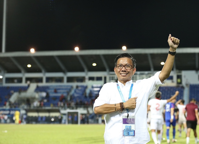 HLV Ho&agrave;ng Anh Tuấn n&oacute;i lời đặc biệt sau chức v&ocirc; địch U23 Đ&ocirc;ng Nam &Aacute; 2023 - Ảnh 1.