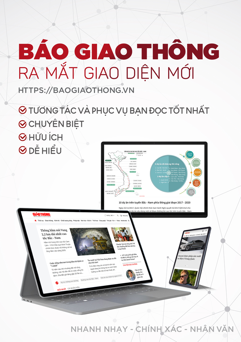 B&aacute;o Giao th&ocirc;ng c&oacute; giao diện mới  - Ảnh 1.