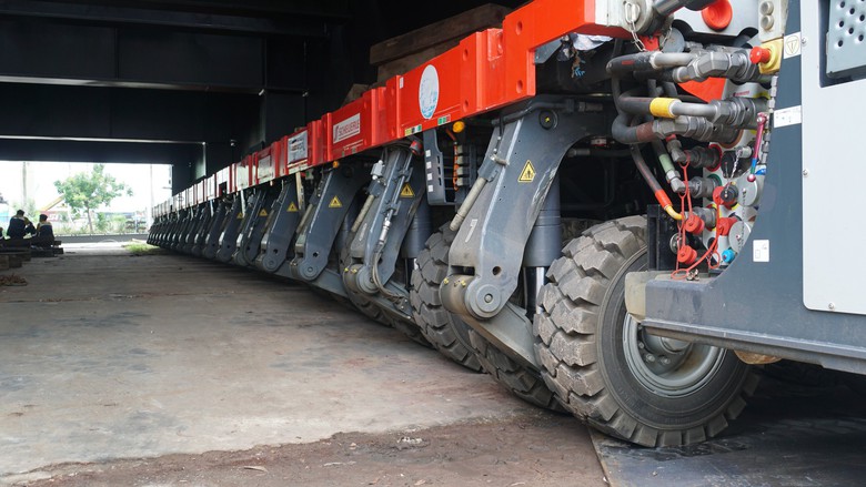 Phương tiện vận tải si&ecirc;u trường si&ecirc;u trọng xuất hiện lần đầu tại Hải Ph&ograve;ng - Ảnh 4.