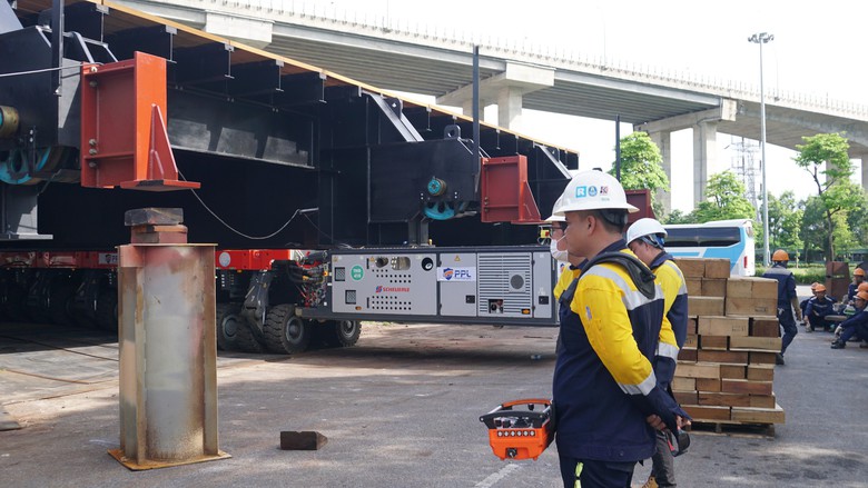 Phương tiện vận tải si&ecirc;u trường si&ecirc;u trọng xuất hiện lần đầu tại Hải Ph&ograve;ng - Ảnh 2.