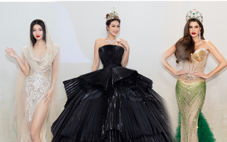 Hoa hậu đẹp nhất thế giới v&agrave; d&agrave;n mỹ nh&acirc;n 'đổ bộ' chung kết Miss Grand Vietnam