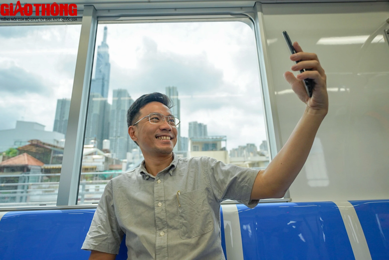 Ngắm đo&agrave;n t&agrave;u đầu ti&ecirc;n của tuyến metro số 1 (Bến Th&agrave;nh - Suối Ti&ecirc;n) chạy thử nghiệm tr&ecirc;n to&agrave;n tuyến - Ảnh 7.