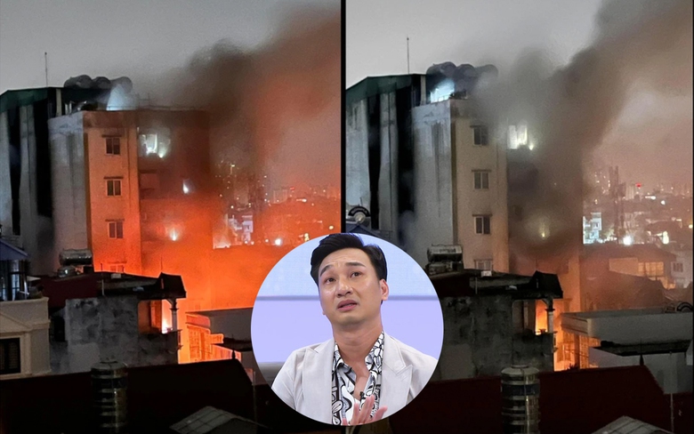 Sao Việt kể chuyện trắng đ&ecirc;m t&igrave;m vợ con cho bạn trong vụ ch&aacute;y chung cư mini ở H&agrave; Nội