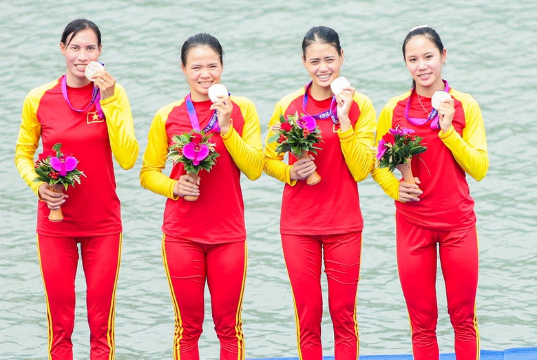 Rowing gi&agrave;nh li&ecirc;n tiếp 2 HCĐ cho đo&agrave;n Thể thao Việt Nam s&aacute;ng 25/9 - Ảnh 1.