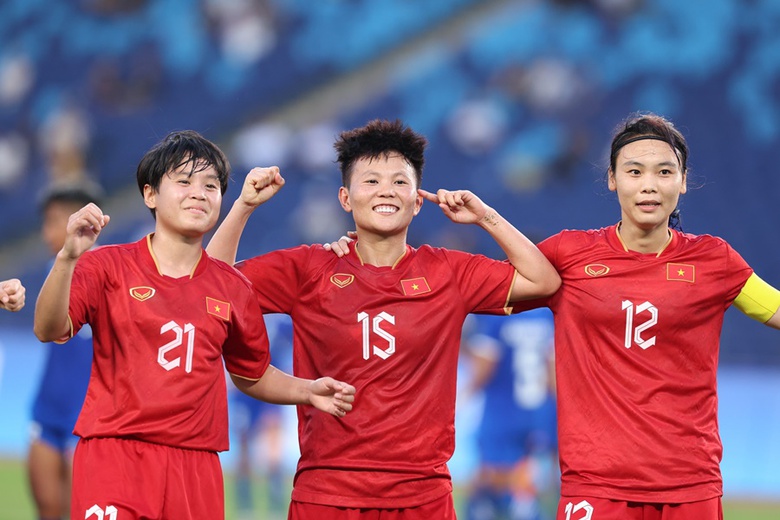 ASIAD 19: Tuyển nữ Việt Nam thắng hủy diệt Bangladesh - Ảnh 1.