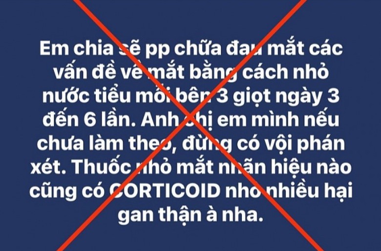 Cho&aacute;ng với chi&ecirc;u chữa đau mắt đỏ bằng nước tiểu   - Ảnh 1.