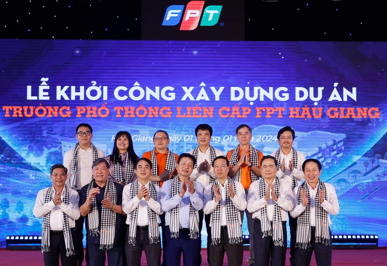 Khởi c&ocirc;ng Trường Phổ th&ocirc;ng li&ecirc;n cấp FPT Hậu Giang- Ảnh 2.