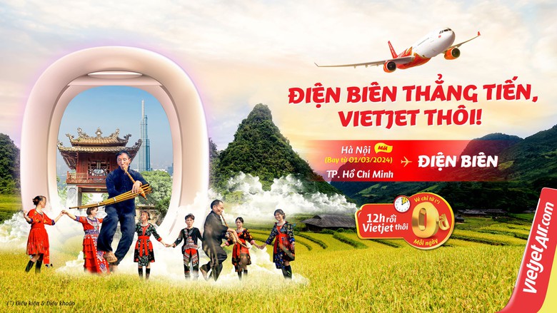 Vietjet mở đường bay thẳng H&agrave; Nội - Điện Bi&ecirc;n- Ảnh 1.