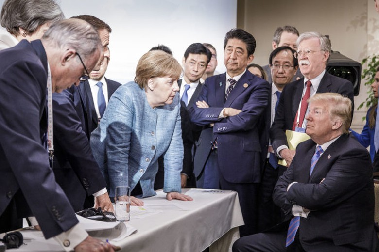&Ocirc;ng Trump từng n&oacute;i sẽ kh&ocirc;ng bao giờ hỗ trợ ch&acirc;u &Acirc;u nếu xảy ra chiến tranh (Ảnh: Bundesregierung)