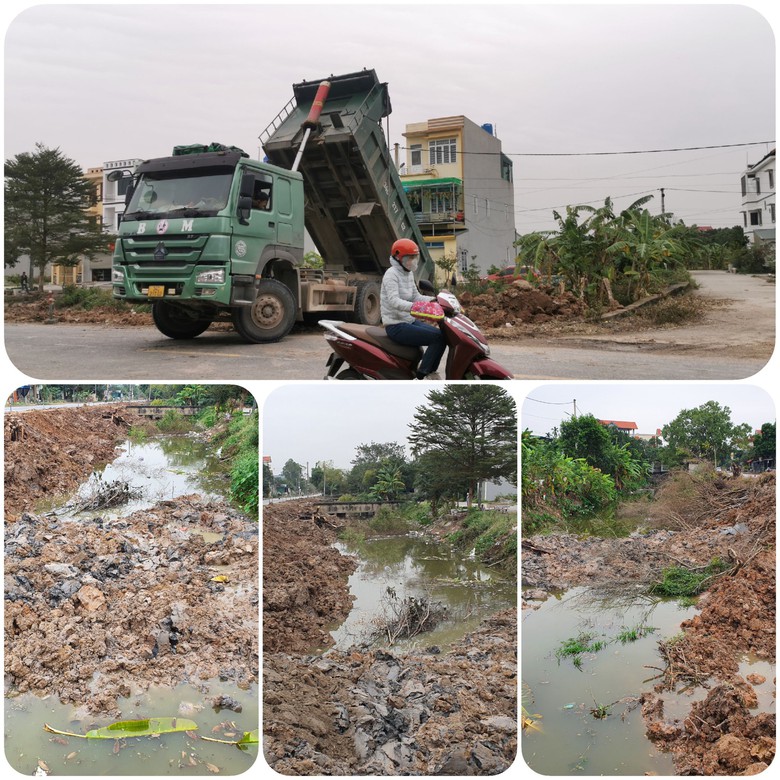 Hải Dương: D&acirc;n lo ngại dự &aacute;n đường tỉnh thi c&ocirc;ng "kiểu lạ", đổ thải sai nơi cấp ph&eacute;p  - Ảnh 3.