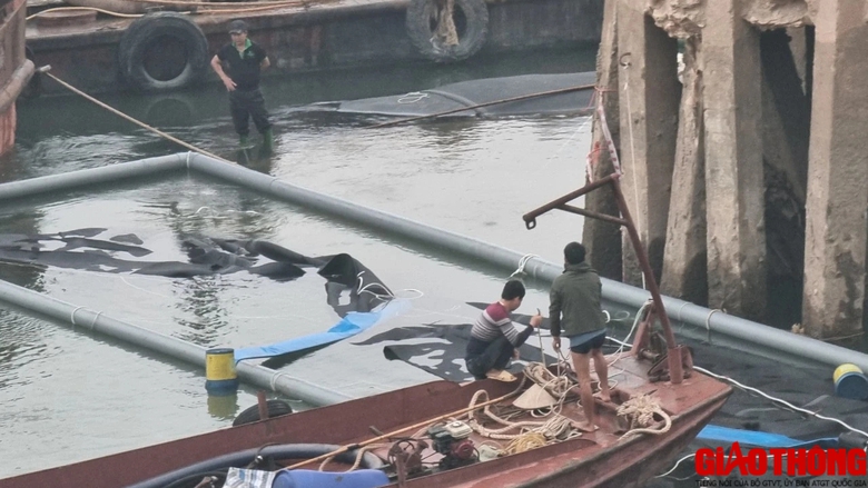 Chi 1,2 tỷ đồng khắc phục chống xói trụ móng cầu Trung Hà- Ảnh 8. Chi 1,2 tỷ đồng khắc phục chống xói trụ móng cầu Trung Hà- Ảnh 8.