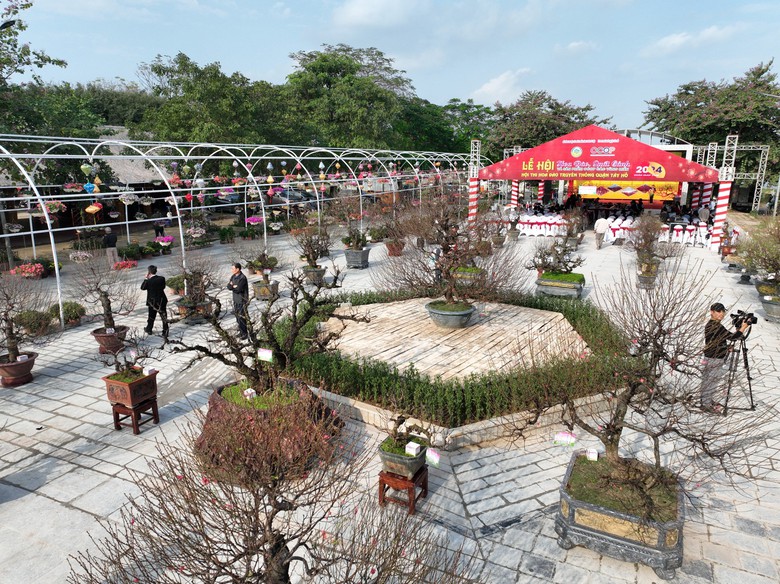 Du kh&aacute;ch th&iacute;ch th&uacute; với hội thi hoa đ&agrave;o lần đầu tổ chức ở Thủ đ&ocirc;- Ảnh 2.