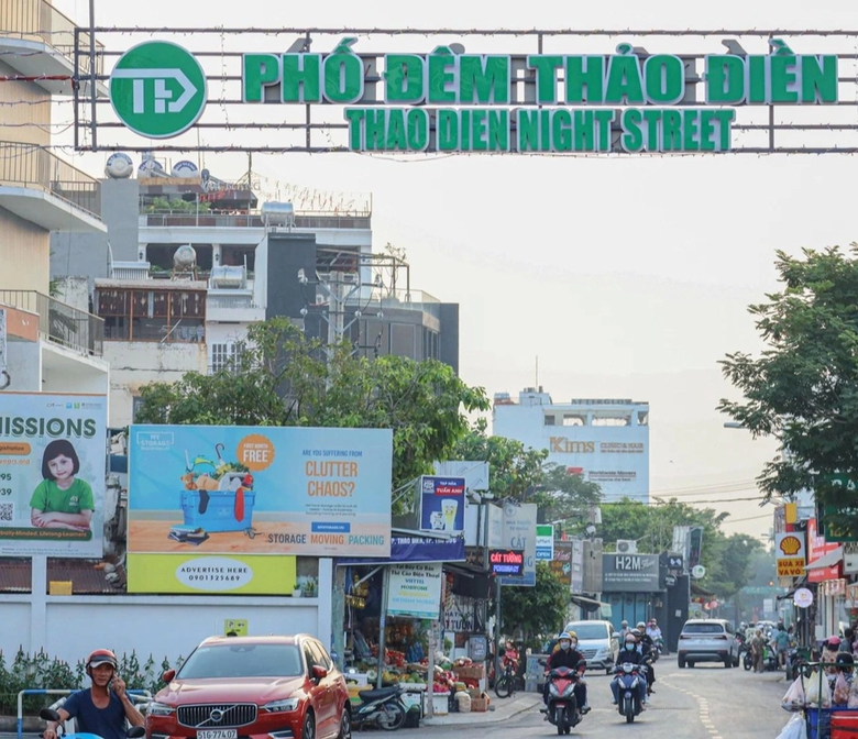 Phố đêm Thảo Điền ở TP Thủ Đức mở cửa đón khách từ ngày 19/1- Ảnh 1. Phố đêm Thảo Điền ở TP Thủ Đức mở cửa đón khách từ ngày 19/1- Ảnh 1.